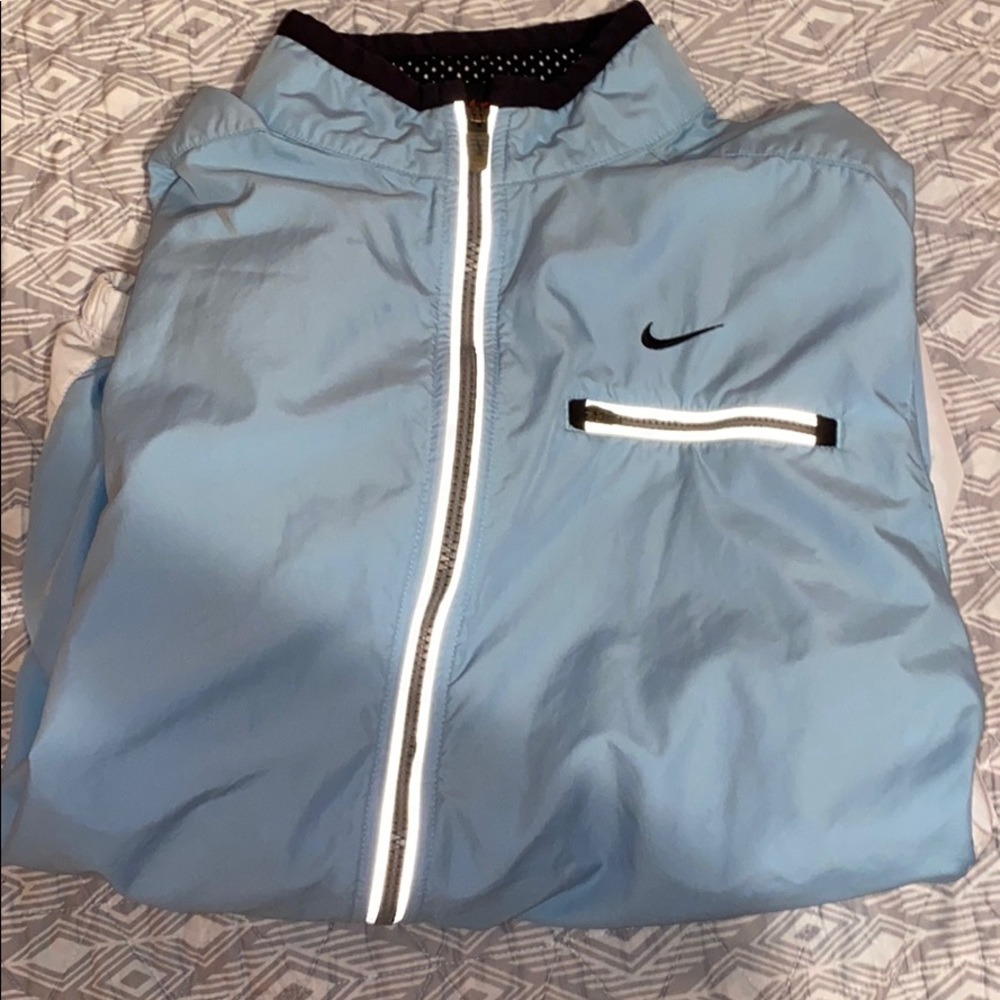 Blue nike windbreaker!